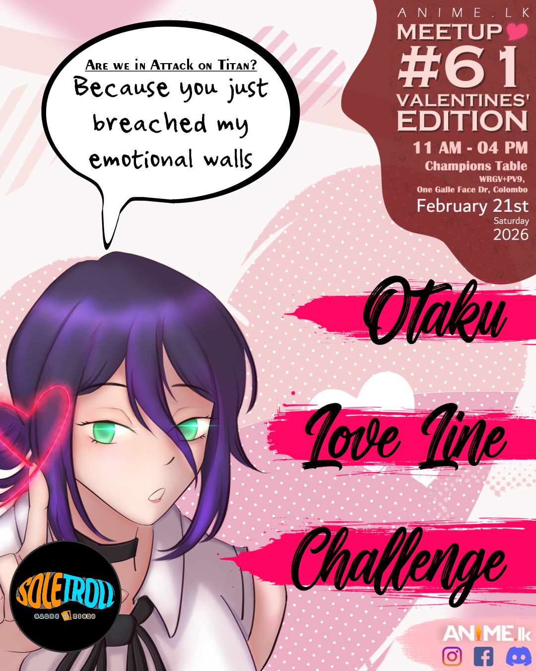 Event Calendar | Anime.lk | Anime.lk